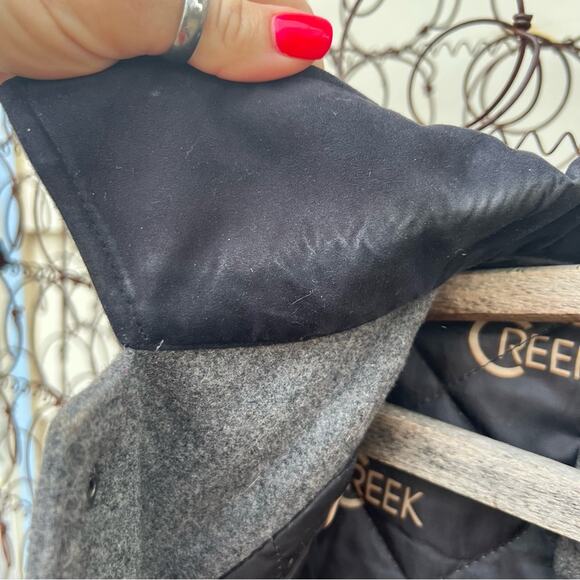 Cripple Creek Gray Wool Melton Vest With Concealed Carry Pocket Western Vest - Picture 5 of 7